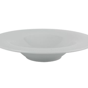 Porland Collet Beyaz Desen2 27 cm 6 Adet Çukur Tabak