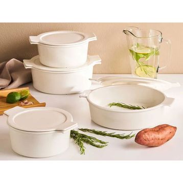 Porland Cookland Induction 6 Parça Porselen Tencere Takımı