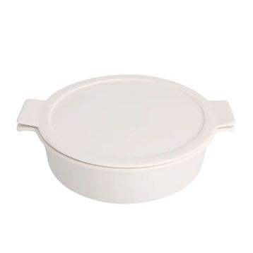 Porland Cookland İndüksiyonlu 2 lt Porselen Kapaklı Basık Tencere