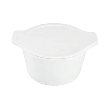 Porland Cookland Isıya Dayanıklı 1.4 lt Porselen Kapaklı Derin Tencere