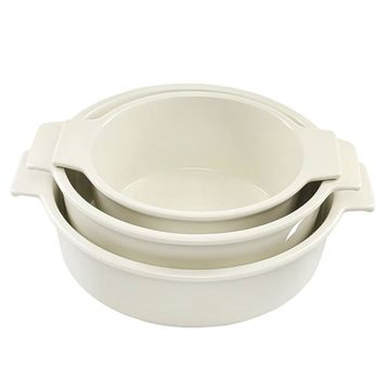 Porland Cookland Isıya Dayanıklı 6 Parça Porselen Siyah Kapaklı Tencere Takımı