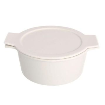 Porland Cookland Isıya Dayanıklı Kapaklı 1.3 lt Derin Tencere