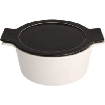 Porland Cookland Isıya Dayanıklı Siyah Kapaklı Derin Tencere