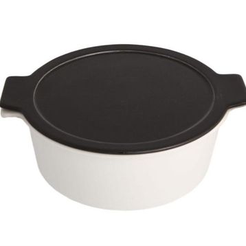 Porland Cookland Isıya Dayanıklı Siyah Kapaklı Derin Tencere