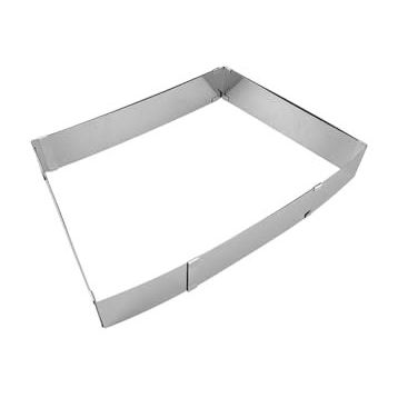 Porland Cosa 20 cm Kare Ayarlanabilir Kek Halkası