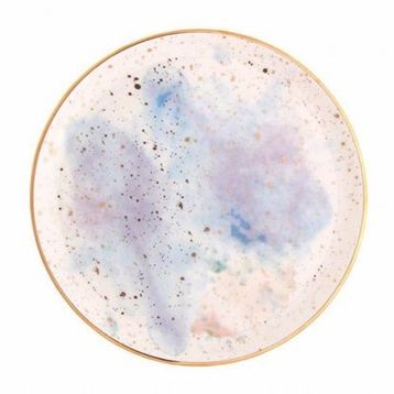 Porland Cosmos Desen4 24 cm Düz Tabak