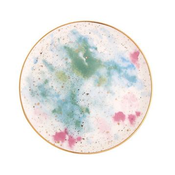 Porland Cosmos Desen6 20 cm 6 Adet Düz Tabak