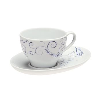 Porland Dans Tabaklı 210 cc Çay Fincanı