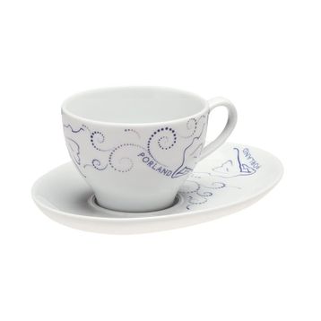 Porland Dans Tabaklı 210 cc Çay Fincanı