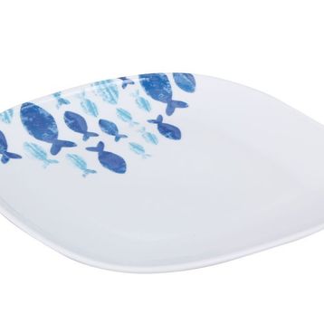 Porland Deep Blue 27 cm Desen 1 Düz Tabak