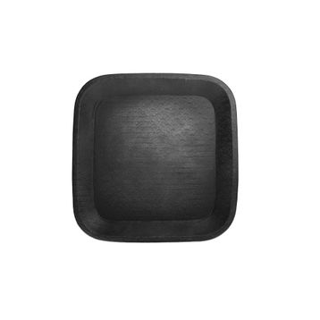 Porland Delfi 45x45x3 cm Metal Siyah Tepsi