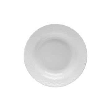 Porland Elizabeth Beyaz 22 cm 6 Adet Çukur Tabak