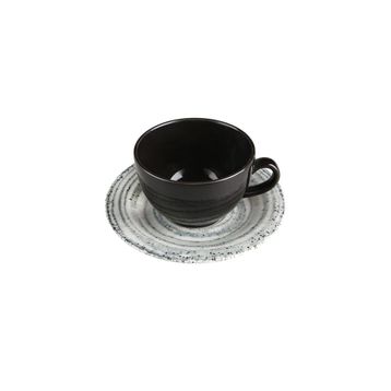 Porland Ethos Natura Tabaklı 300 cc 6 Adet Çay Fincanı