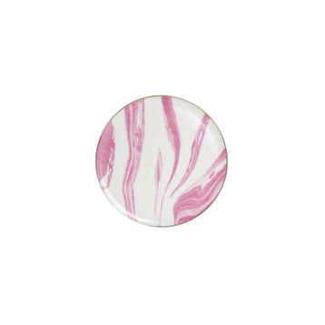 Porland Exotic Desen 6 27 cm Porselen Düz Tabak