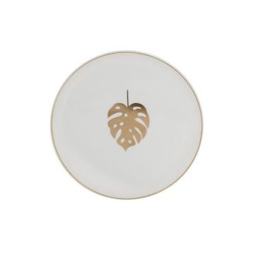 Porland Exotic Desen 8 18 cm Porselen Düz Tabak