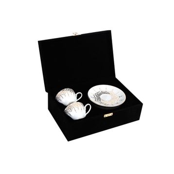 Porland Ferhest Gold 2 Kişilik 80 cc Kahve Takımı