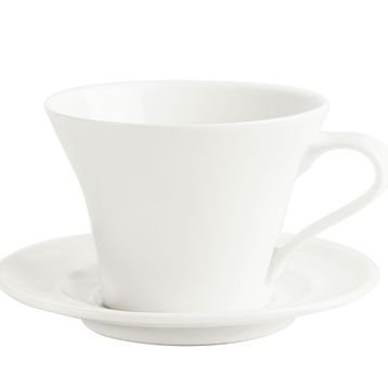 Porland Finesse Alumilite Tabaklı 340 cc 6 Adet Çay Fincanı