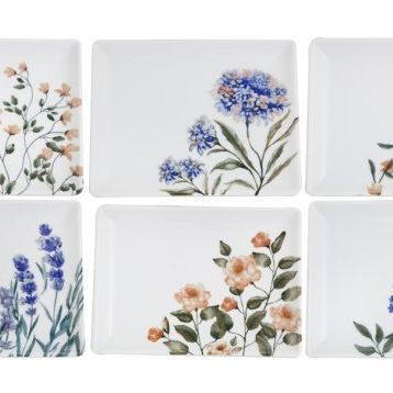 Porland Flower Garden 18x13 cm 6 Parça Kahvaltı Takımı