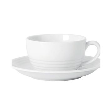 Porland Focus Beyaz 207 cc Tabaklı Çay Fincanı