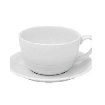 Porland Focus Beyaz 320 cc Tabaklı Çay Fincanı