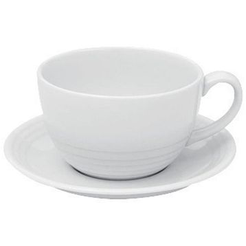 Porland Focus Beyaz Tabaklı 320 cc 6 Adet Çay Fincanı