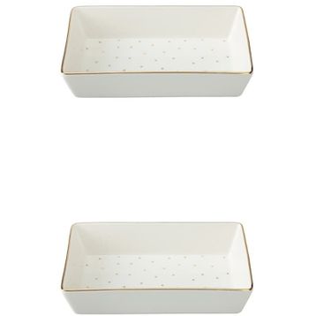 Porland Forest 04LFH000585 8x14 cm 2'li Kahvaltı ve Meze Tabağı