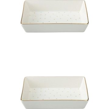 Porland Forest 04LFH000585 8x14 cm 2'li Kahvaltı ve Meze Tabağı