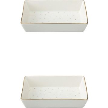 Porland Forest 04LFH000585 8x14 cm 2'li Kahvaltı ve Meze Tabağı