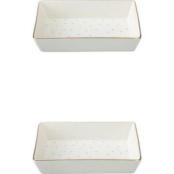 Porland Forest 04LFH000585 8x14 cm 2'li Kahvaltı ve Meze Tabağı