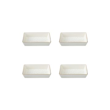 Porland Forest 04LFH000585 8x14 cm 4'lü Kahvaltı ve Meze Tabağı