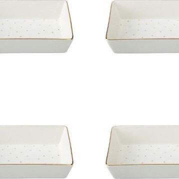 Porland Forest 04LFH000585 8x14 cm 4'lü Kahvaltı ve Meze Tabağı