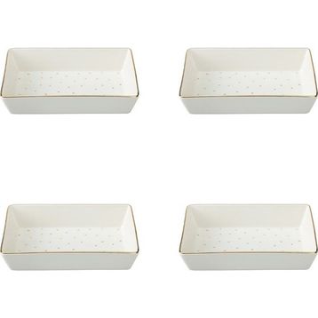 Porland Forest 04LFH000585 8x14 cm 4'lü Kahvaltı ve Meze Tabağı