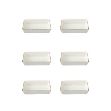 Porland Forest 04LFH000585 8x14 cm 6'lı Kahvaltı ve Meze Tabağı