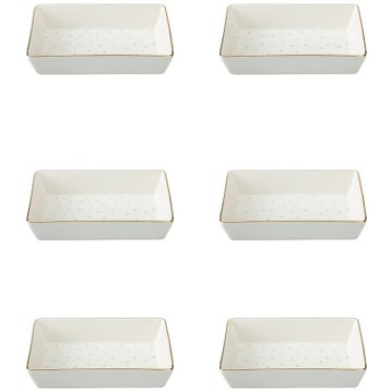 Porland Forest 04LFH000585 8x14 cm 6'lı Kahvaltı ve Meze Tabağı
