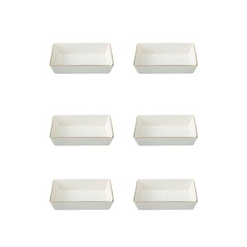 Porland Forest 04LFH000585 8x14 cm 6'lı Kahvaltı ve Meze Tabağı