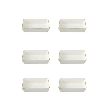 Porland Forest 04LFH000585 8x14 cm 6'lı Kahvaltı ve Meze Tabağı