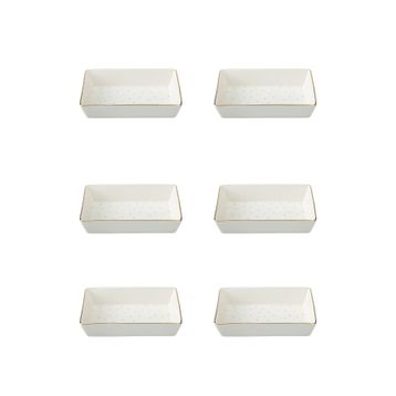 Porland Forest 04LFH000585 8x14 cm 6'lı Kahvaltı ve Meze Tabağı