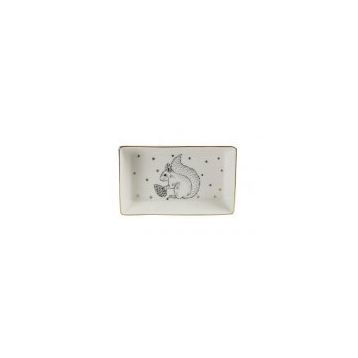 Porland Forest 13 cm Kare Salata Tabağı
