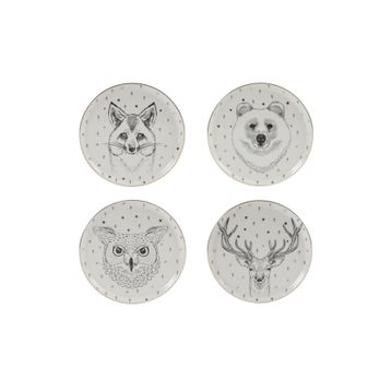 Porland Forest 20 cm 4 Parça Pasta Tabağı