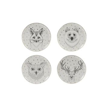 Porland Forest 20 cm 4 Parça Pasta Tabağı