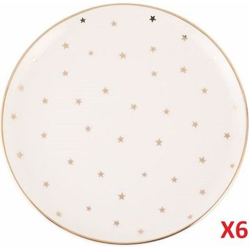 Porland Forest 20 cm 6'lı Düz Tabak