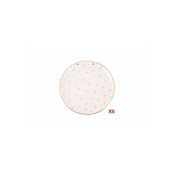Porland Forest 20 cm 6'lı Düz Tabak