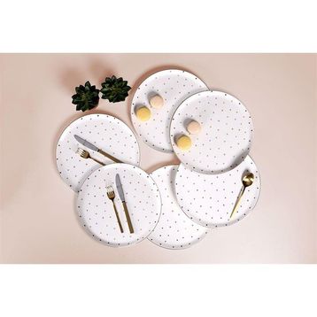Porland Forest 6'lı 28 cm Servis Tabak Seti