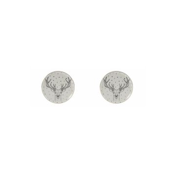 Porland Forest Deer 20 cm Düz Tabak