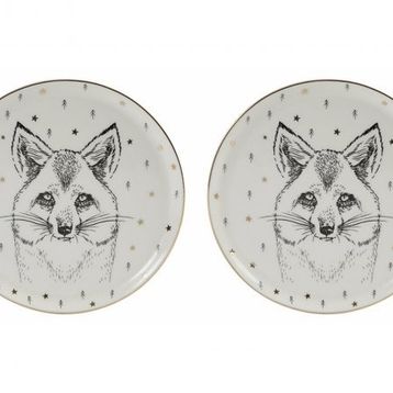 Porland Forest Fox 20 cm Düz Tabak