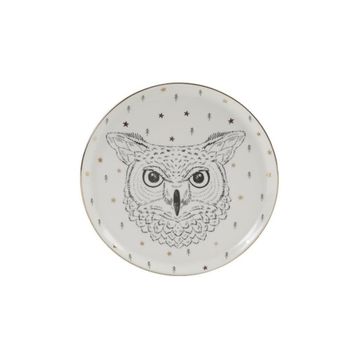 Porland Forest Owl 20 cm Düz Tabak