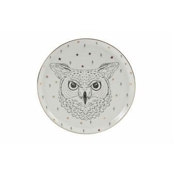 Porland Forest Owl 20 cm Düz Tabak