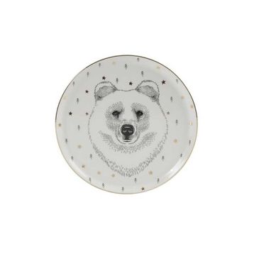 Porland Forest Serisi 20 cm Bear Düz Tabak