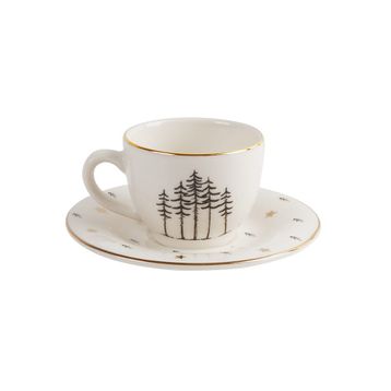 Porland Forest Tabaklı 85 cc 6 Adet Kahve Fincanı