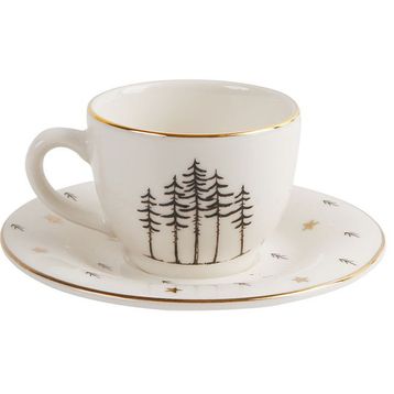 Porland Forest Tabaklı 85 cc 6 Adet Kahve Fincanı